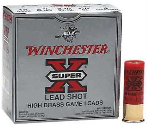 12 Gauge 25 Rounds Ammunition Winchester 2 3/4" 1 1/4 oz Lead #4